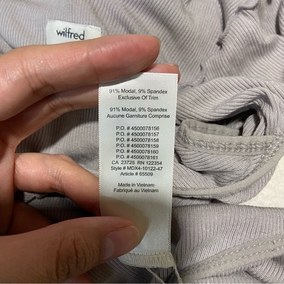 ARITZIA WILFRED Danette Bodysuit in Gray Size XS - Picture 5 of 8